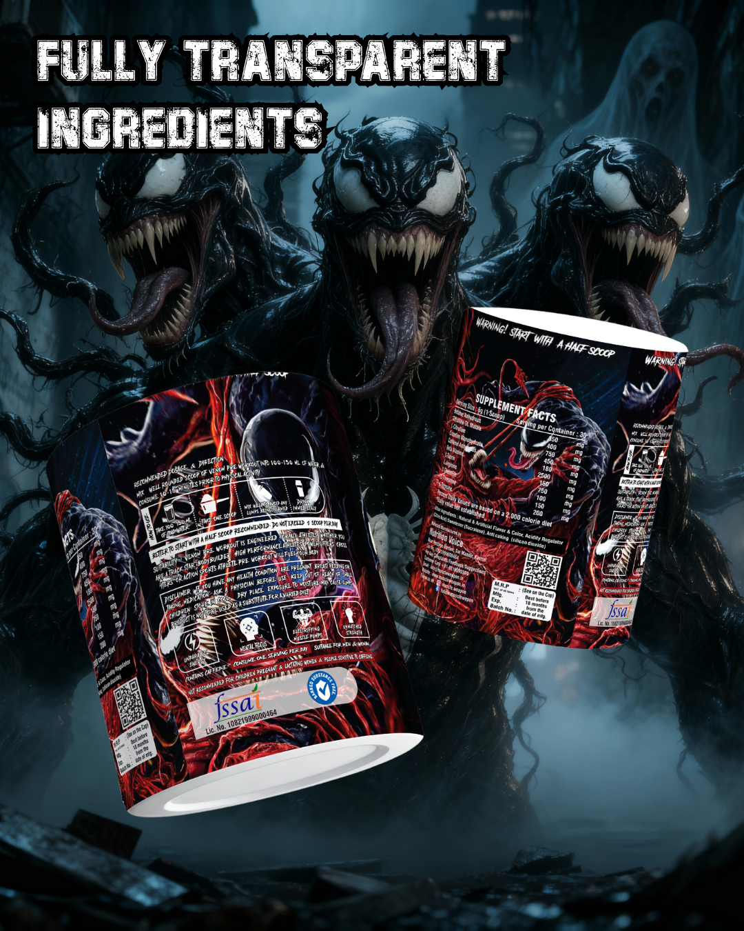 Muscle Weapon Venom Pre Workout | High Energy, Focus & Strength Formula | 30 Servings